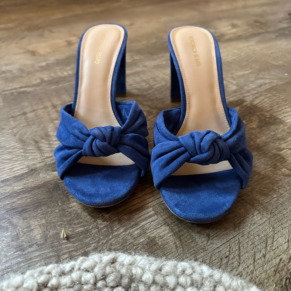 Veronica Beard Blue Knotted Women's Heels